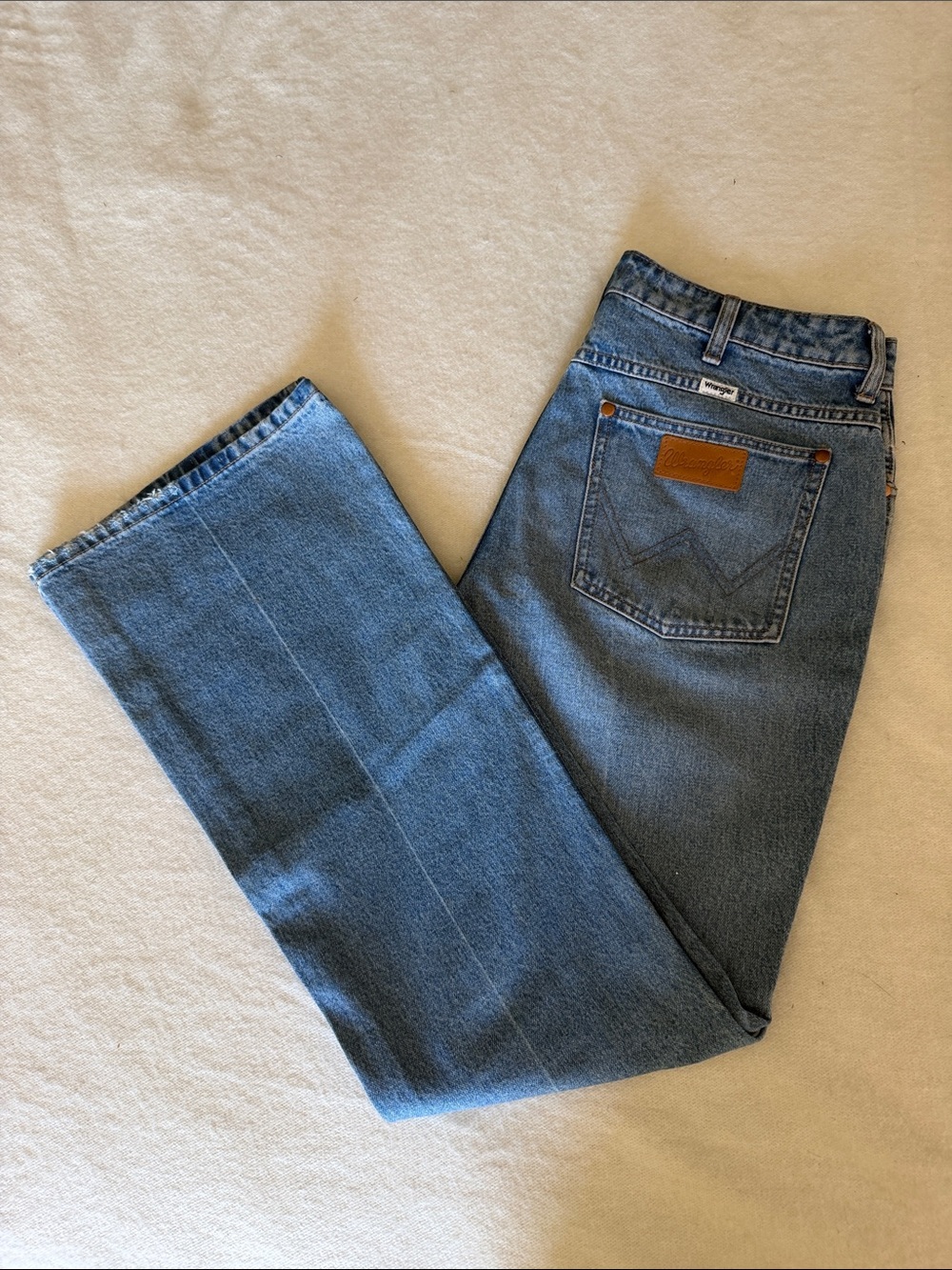 Wrangler Blue Denim Bootcut Jeans
